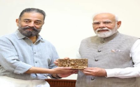 राज्यसभा सांसद कमल हासन ने प्रधानमंत्री मोदी से की मुलाकात, कर दी यह बड़ी मांग