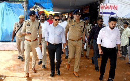 बाराबंकी: देवा मेला क्षेत्र का मंडलायुक व आईजी ने किया निरीक्षण