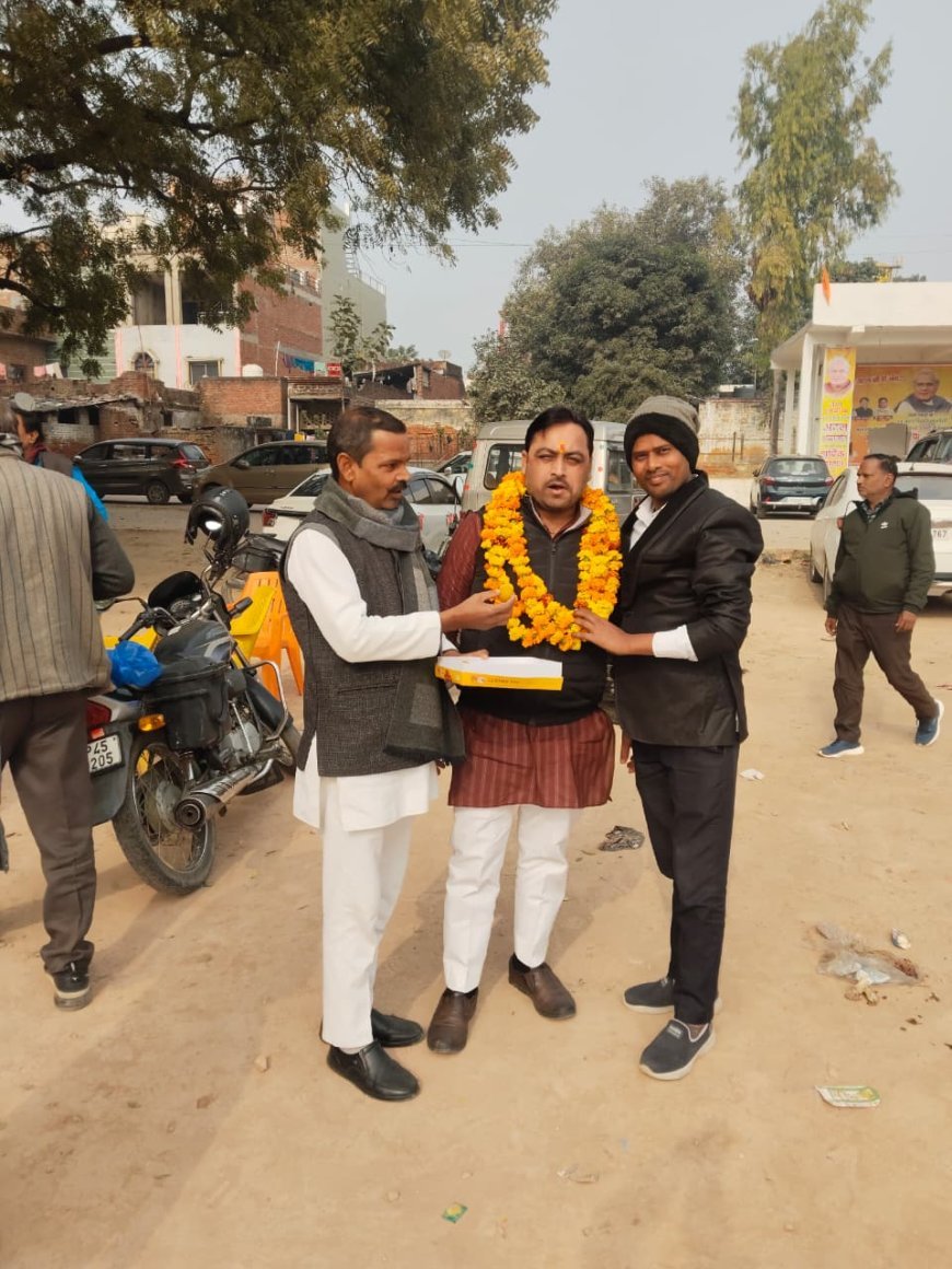 अखिल भारतीय ब्राह्मण महासभा में दीपक शुक्ला बने जिला प्रभारी, मिली बधाई