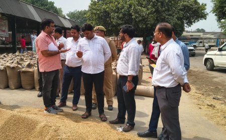 गेहूं खरीद में ढिलाई पर ADM सख्त