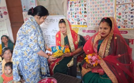 जसोदरपुर में पोषण पखवाड़ा कार्यक्रम आयोजित