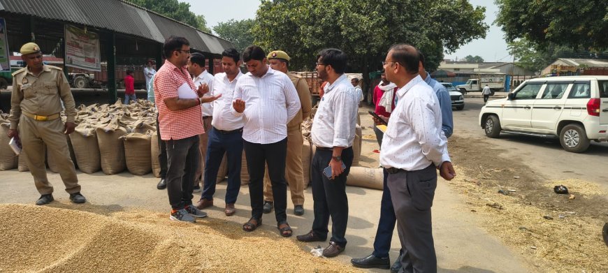 गेहूं खरीद में ढिलाई पर ADM सख्त
