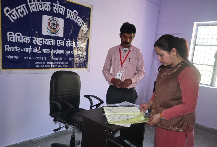 गडोली बाल गृह का निरीक्षण, विधिक सहायता पर जोर