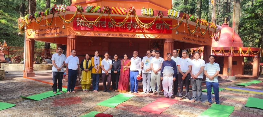 ताड़केश्वर धाम में हरित योग कार्यक्रम, स्वास्थ्य और पर्यावरण संरक्षण का दिया संदेश