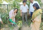 कानपुर: श्रमायुक्त कार्यालय में गूंजा “एक पेड़ मां के नाम” का नारा, रोपे गए 50 पौधे