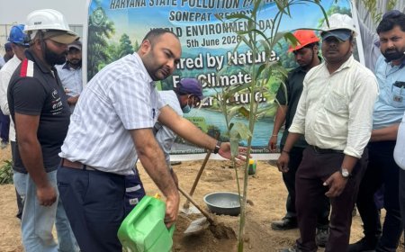सोनीपत : विश्व पर्यावरण दिवस पर मारुति सुजुकी ने शुरू किया एक लाख पौधे लगाने का अभियान