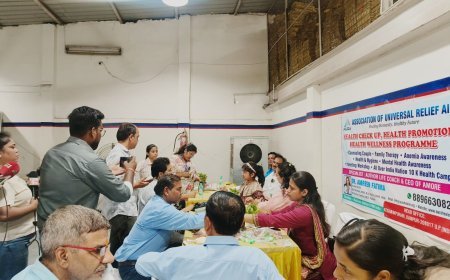 कानपुर : विश्व पर्यावरण दिवस पर 150 से अधिक लोगों का हुआ स्वास्थ्य परीक्षण