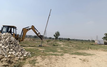 सोनीपत : खरखौदा की राजस्व सम्पदा में विकसित की जा रही अवैध कॉलोनियों को किया गया ध्वस्त - डीटीपी अजमेर सिंह