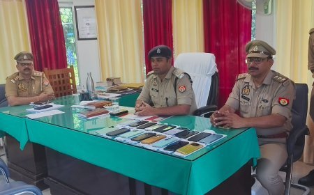 लखीमपुर खीरी : CEIR पोर्टल से 17 गुमशुदा मोबाइल बरामद