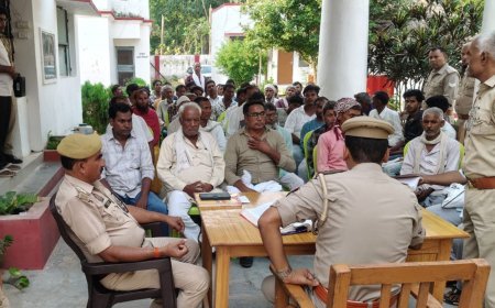 बलरामपुर: मोहर्रम को लेकर जरवा थाना में पीस कमेटी बैठक, शांति बनाए रखने की अपील