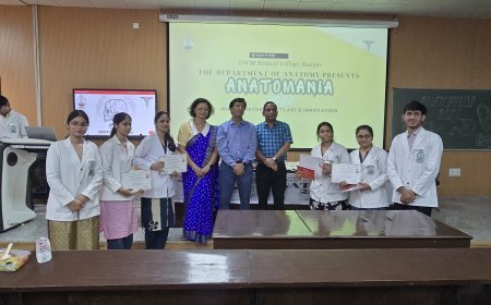 कानपुर: जीएसवीएम मेडिकल कॉलेज में एनाटोमेनिया 2026 का हुआ आयोजन