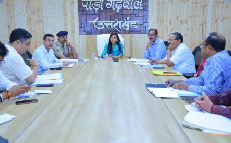 पौड़ी गढ़वाल: कांवड़ यात्रा की तैयारियों की डीएम स्वाति भदौरिया ने की समीक्षा, 10 जुलाई तक सभी कार्य पूरे करने के निर्देश