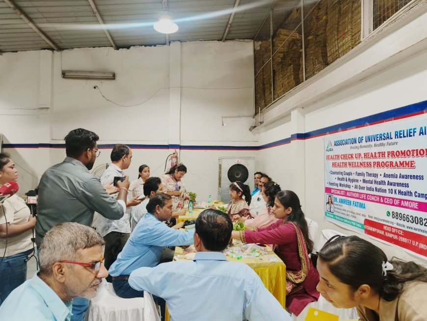 कानपुर : विश्व पर्यावरण दिवस पर 150 से अधिक लोगों का हुआ स्वास्थ्य परीक्षण