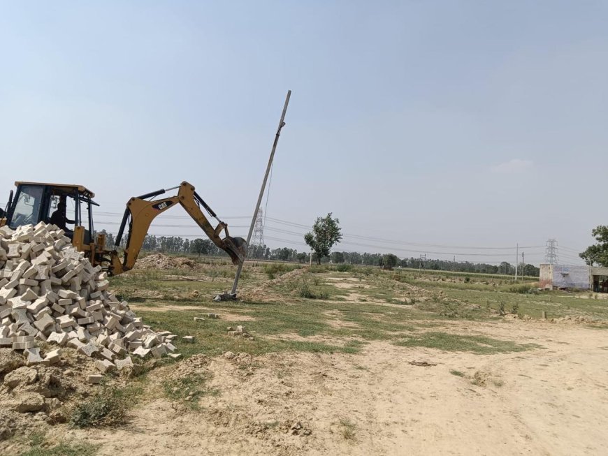 सोनीपत : खरखौदा की राजस्व सम्पदा में विकसित की जा रही अवैध कॉलोनियों को किया गया ध्वस्त - डीटीपी अजमेर सिंह