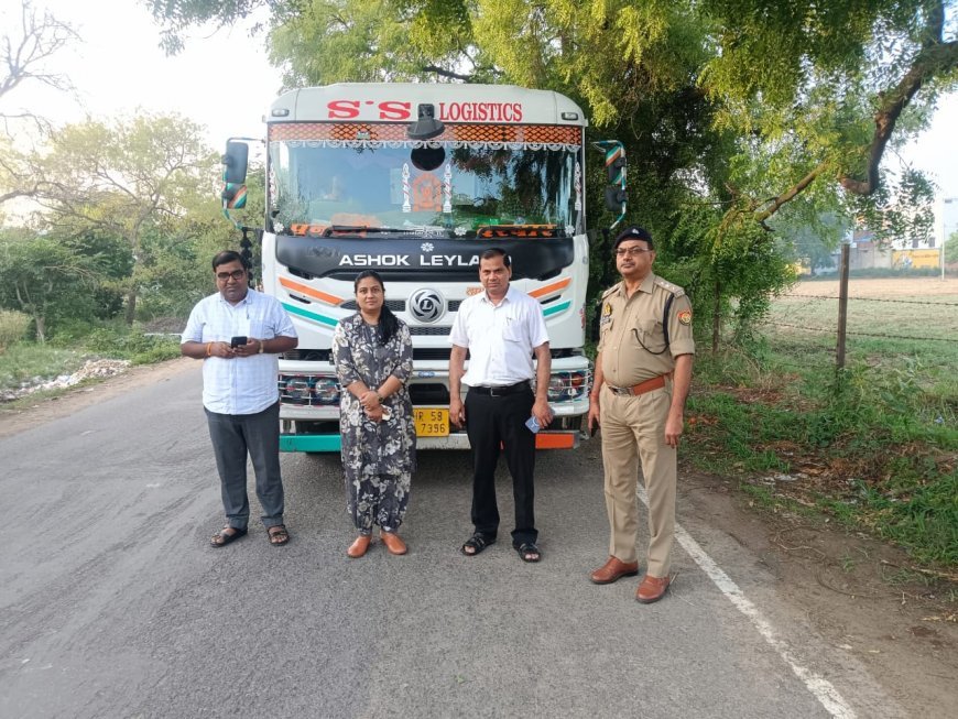 कानपुर: ओवरलोडिंग पर कसा शिकंजा, 6 डंपरों पर हुई कार्यवाही, पांच लाख का लगा जुर्माना