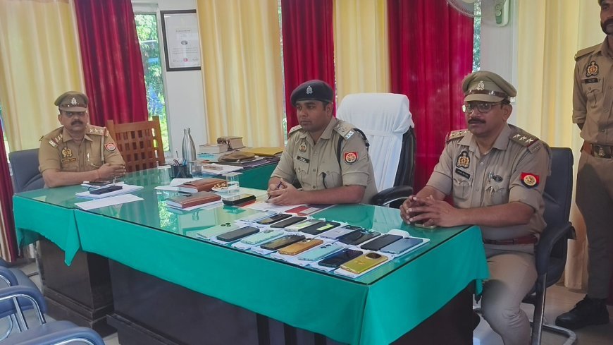 लखीमपुर खीरी : CEIR पोर्टल से 17 गुमशुदा मोबाइल बरामद