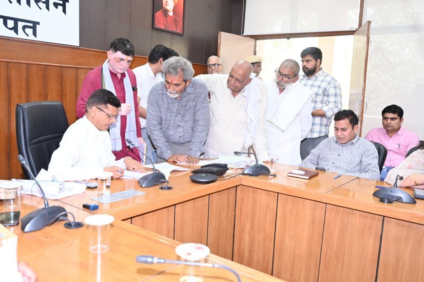 समाधान शिविरों में जनसमस्याओं के समाधान पर प्रशासन का फोकस, गोहाना व सोनीपत में अधिकारियों ने दिए त्वरित कार्रवाई के निर्देश