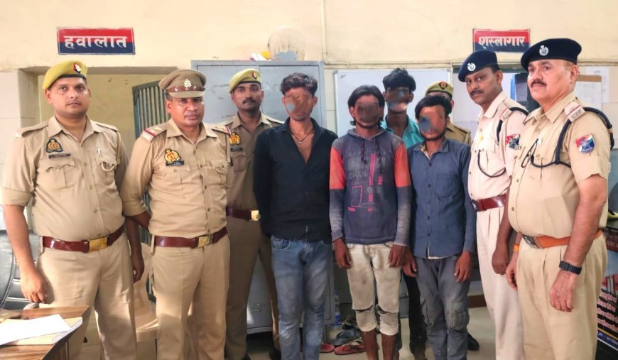 कानपुर: पत्थरबाजी के आरोप में जीआरपी ने 4 लोगो को किया गिरफ्तार