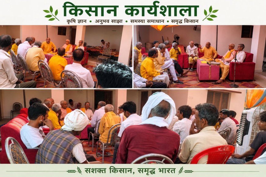 बलरामपुर: पचपेड़वा के बैरिहवा में आयोजित की गई कृषि सुधार कार्यशाला