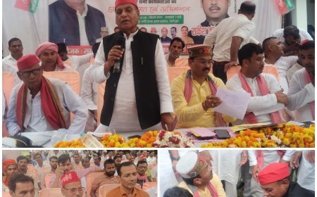 पीडीए जागरूकता सम्मेलन मुख्य अतिथि राम आसरे विश्वकर्मा का भव्य स्वागत