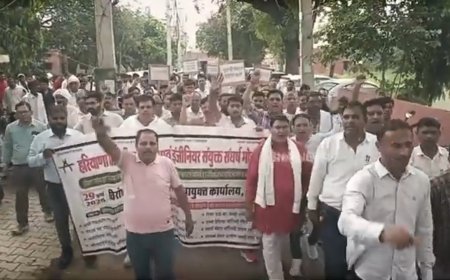 निजीकरण के विरोध में बिजली कर्मचारियों का शक्ति प्रदर्शन, 11 से 13 अगस्त तक हड़ताल का ऐलान